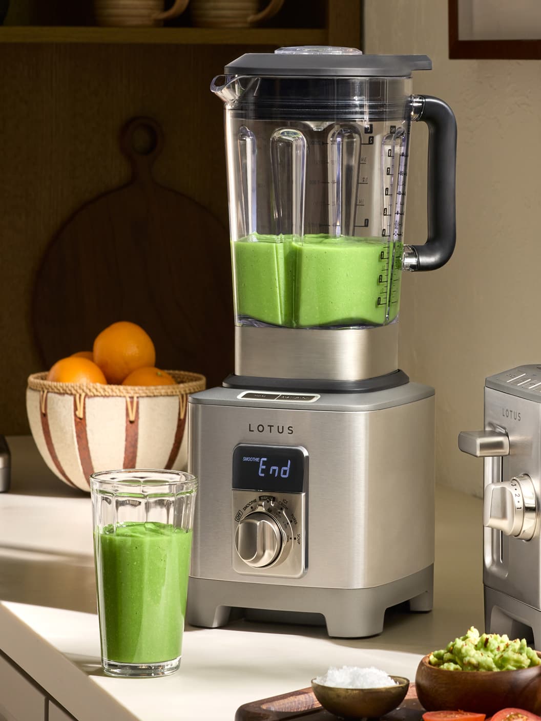 green whole juice in the power spin™
